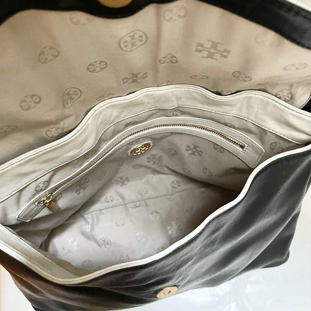 Authentic Tory Burch Lambskin leather hobo bag - Picture 11 of 16